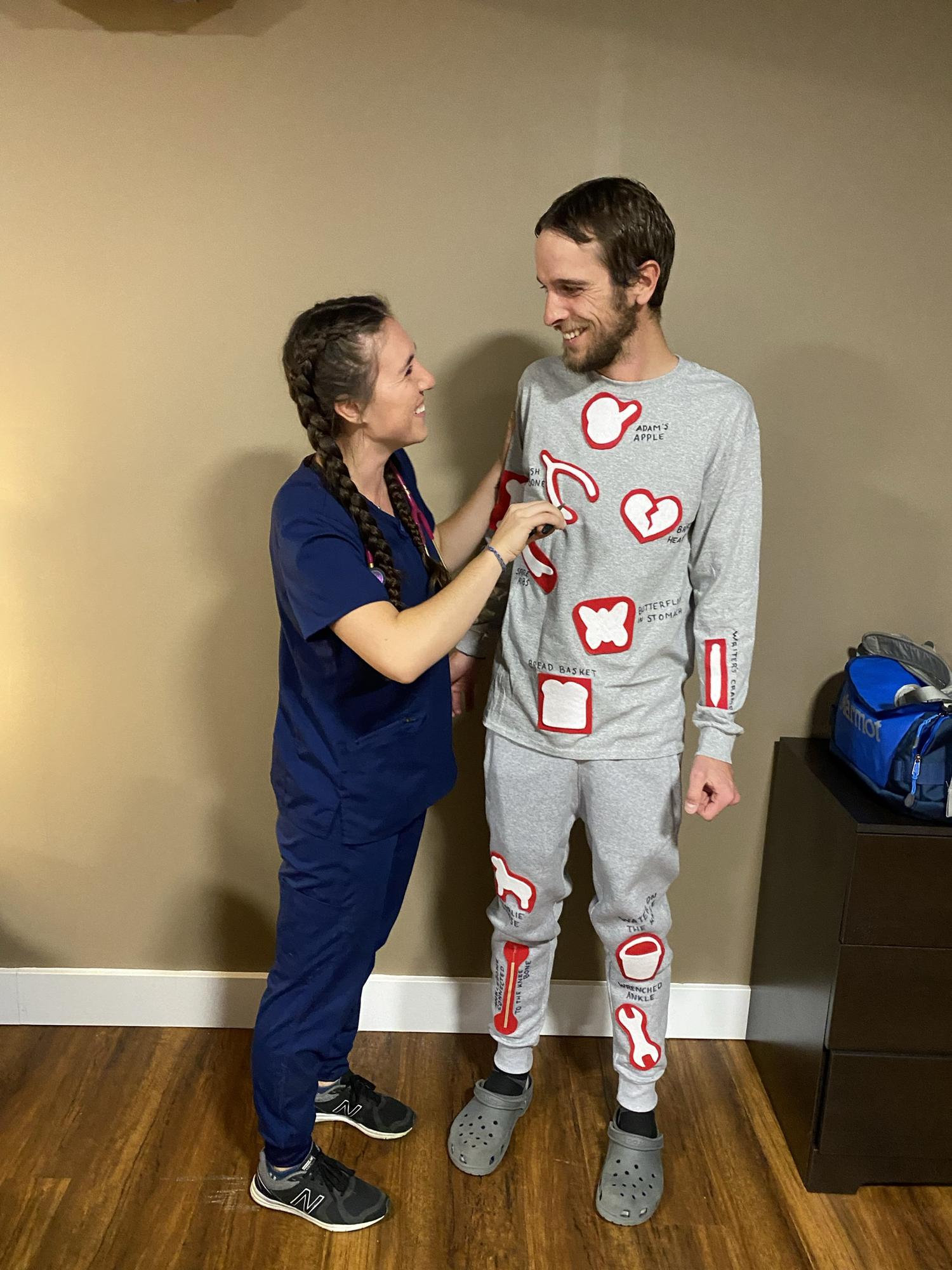 Halloween 2021- Dr. Katie and her Operation patient