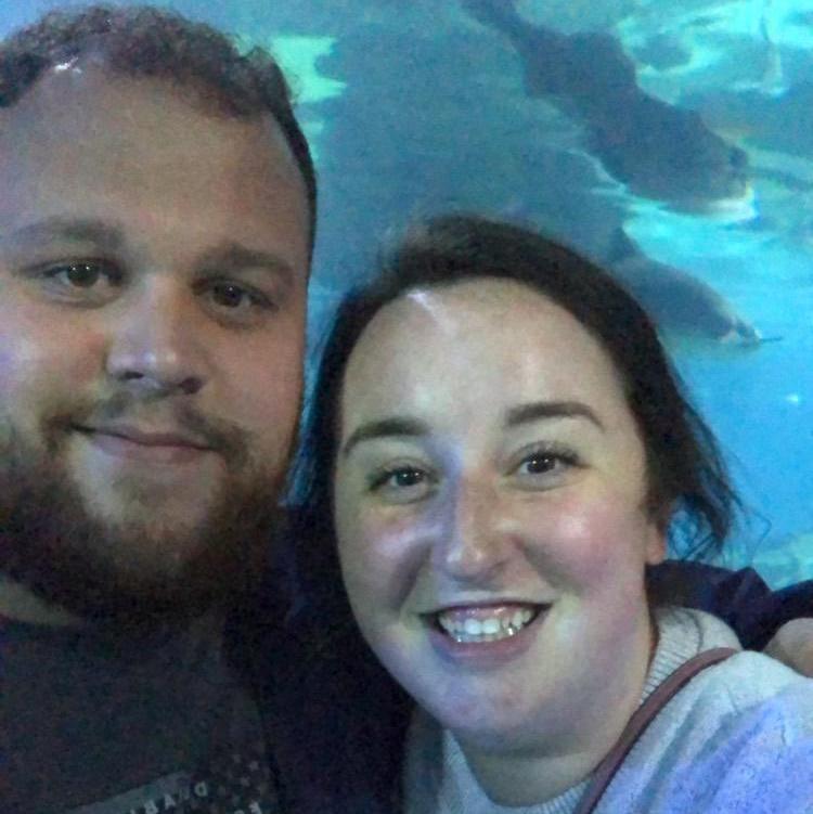 We said "I love you" for the first time on this trip.
