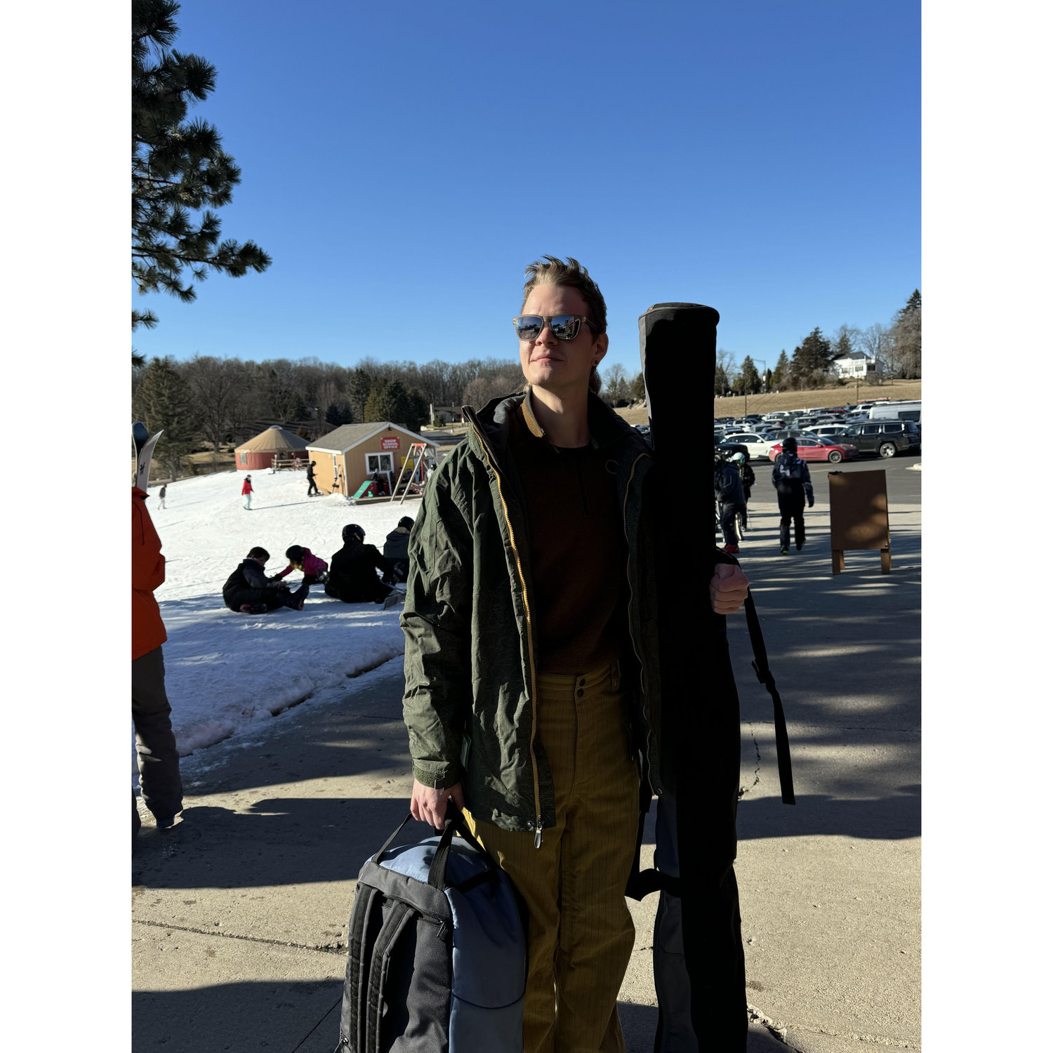 Alex is a skier