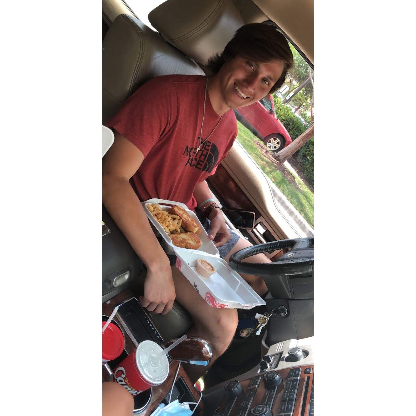 05.22.2020: Our first COVID “hangout," Jonathan swears it was totally not a date.