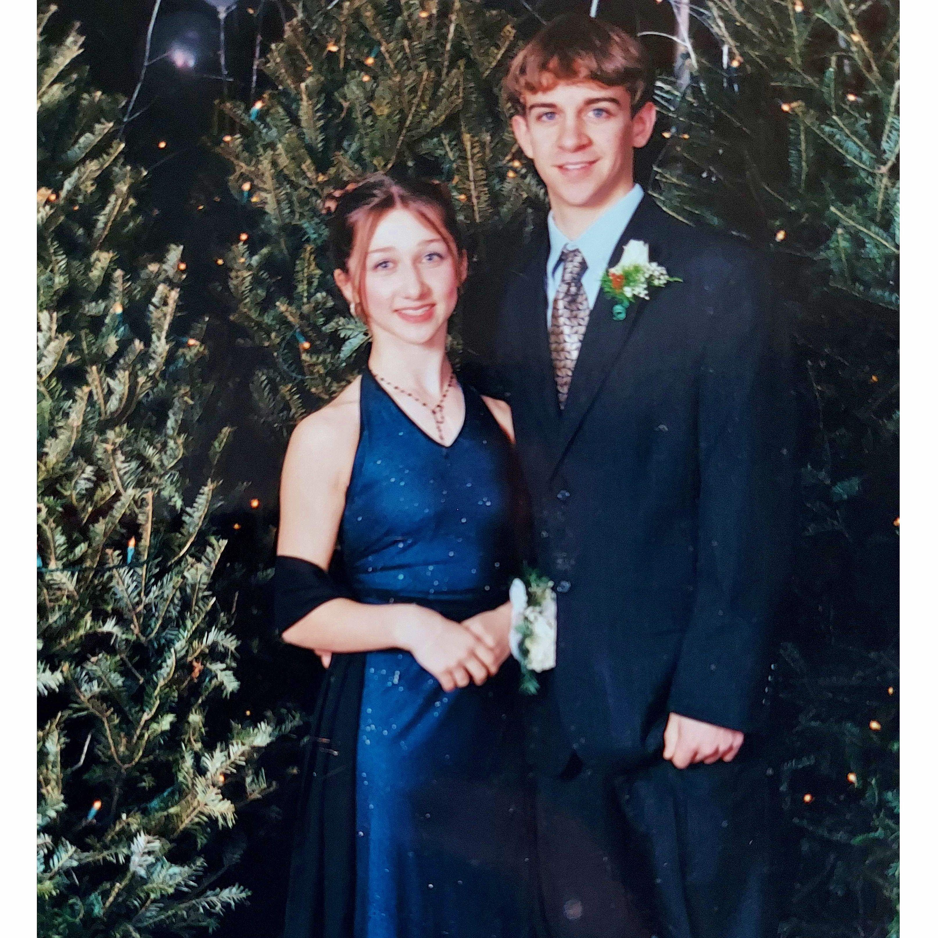 From the vault - one of very few photos of us when we dated when we were freshman in high school.