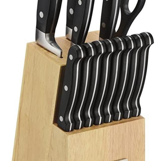 Cuisinart C55TR-14PCB Advantage Cutlery 14-Piece Triple Rivet Knife Block Set