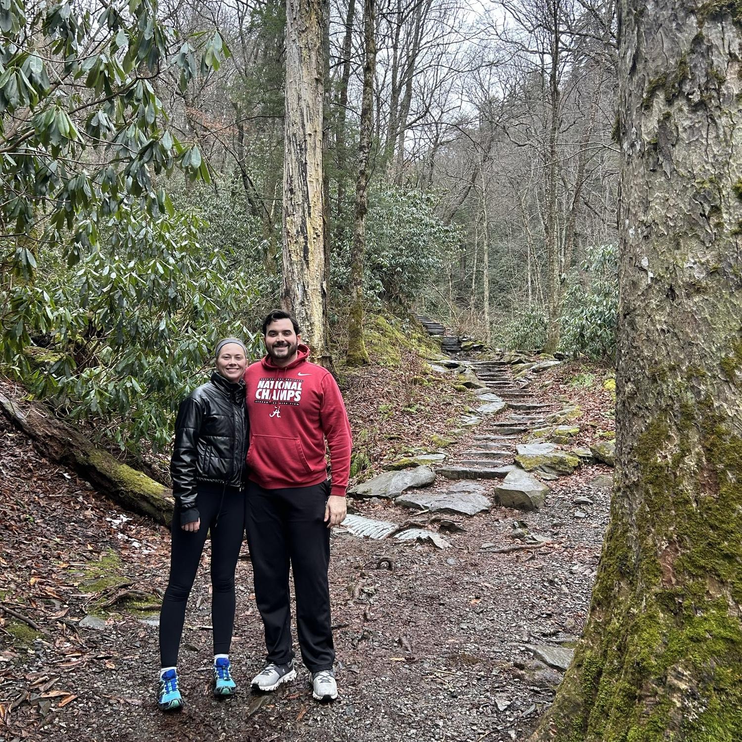 4 hour uphill hike while Lucas was battling COVID