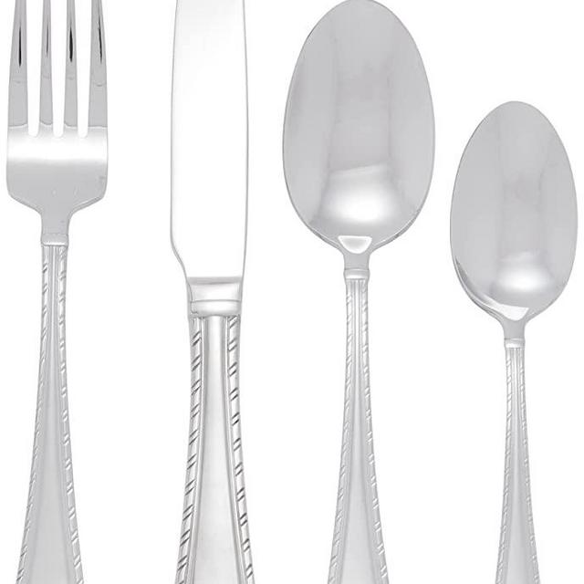 Towle Antigua 16-Piece Flatware Set, Stainless Steel