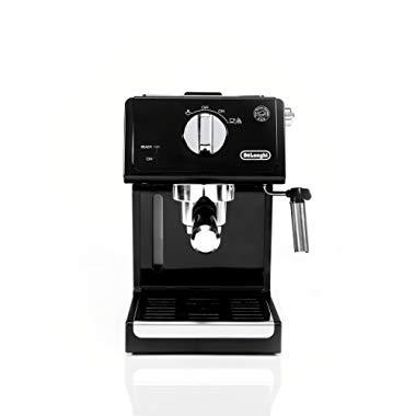 DeLonghi ECP3120 15 Bar Espresso Machine with Advanced Cappuccino System, 9.6 x 7.2 x 11.9 inches, Black/Stainless Steel