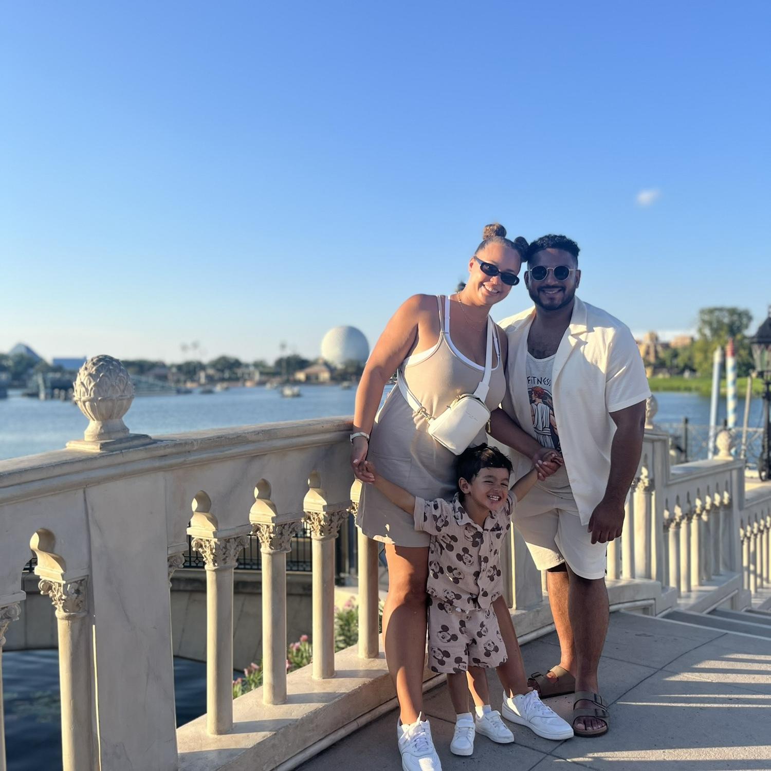 Our first family trip with Matteo to Disney. We all had a blast!
