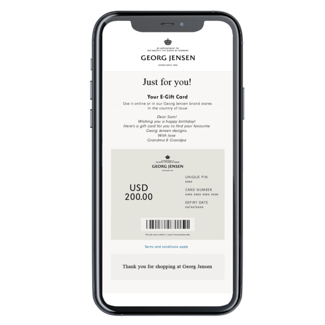 George Jensen E-Gift Card