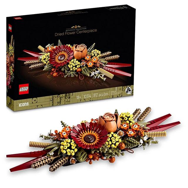 LEGO Icons Dried Flower Centerpiece 10314 Building Set for Adults (812 Pieces)