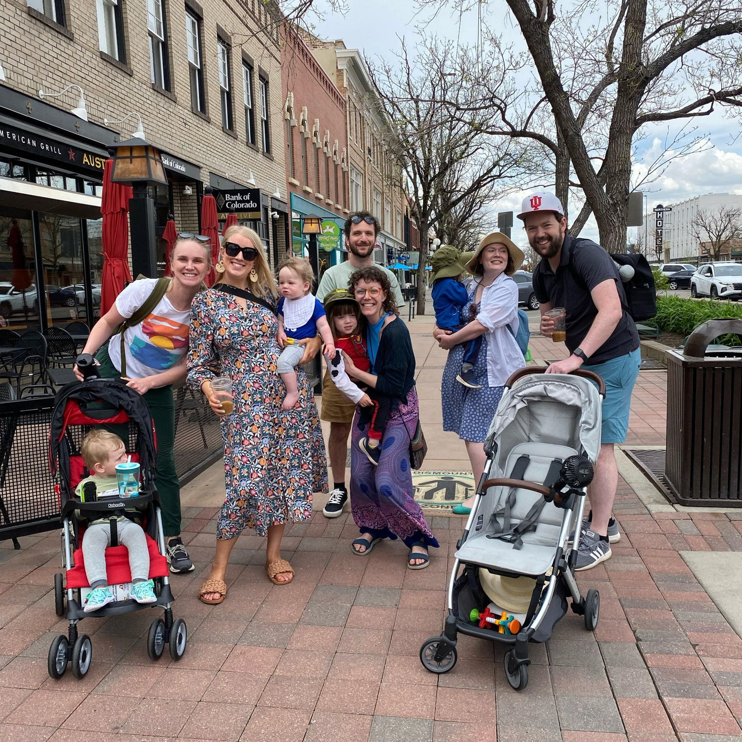 Less than 2 months in, Aaron was a total trooper and met Abby's family!