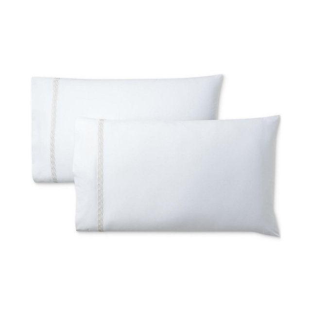 Lauren Ralph Lauren Spencer Cable Embroidery Pillowcase Set, Standard