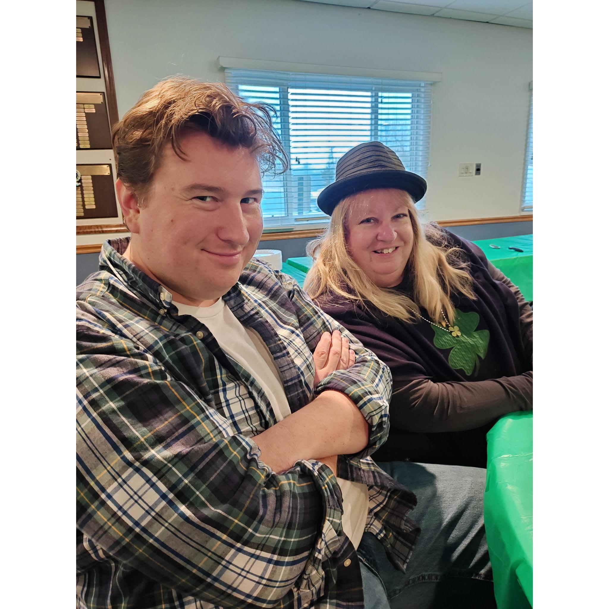 Greg & Joanne Celebrating St. Patricks Day in Style