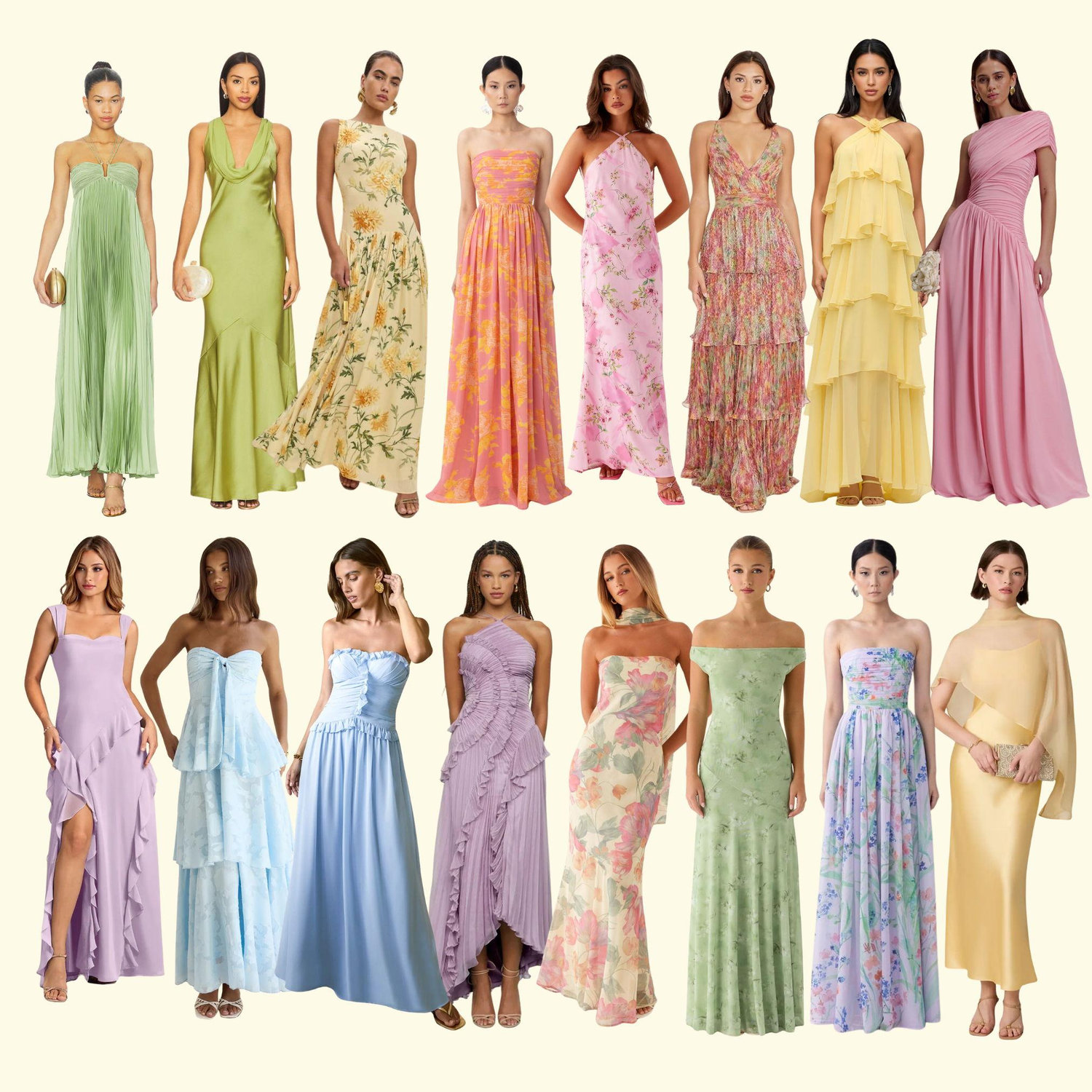 Women's dress and color inspiration.