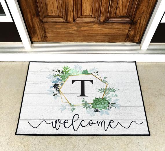 Monogrammed Door Mat 36"