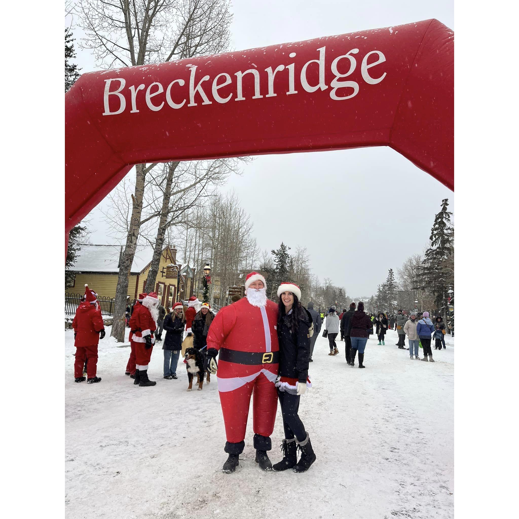 Breckenridge Santa Race 2023, an annual tradition of ours.