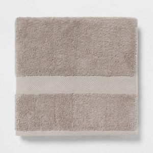 Light Gray Performance Plus Bath Towel - Threshold™