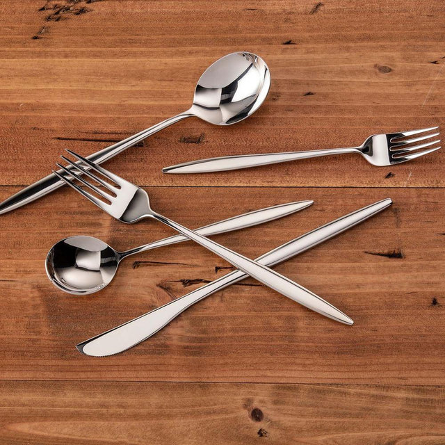 Fortessa Constantin 20pc Place Setting, Stainless Steel