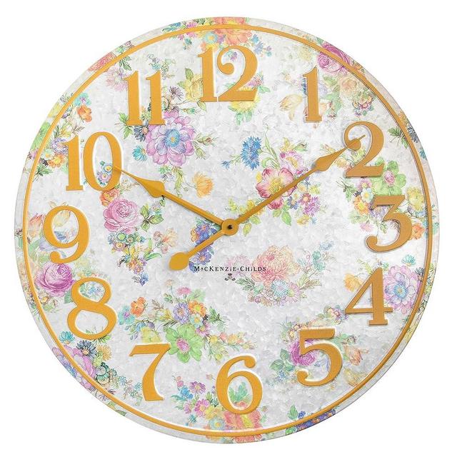 MACKENZIE-CHILDS Flower Market Outdoor Wall Clock