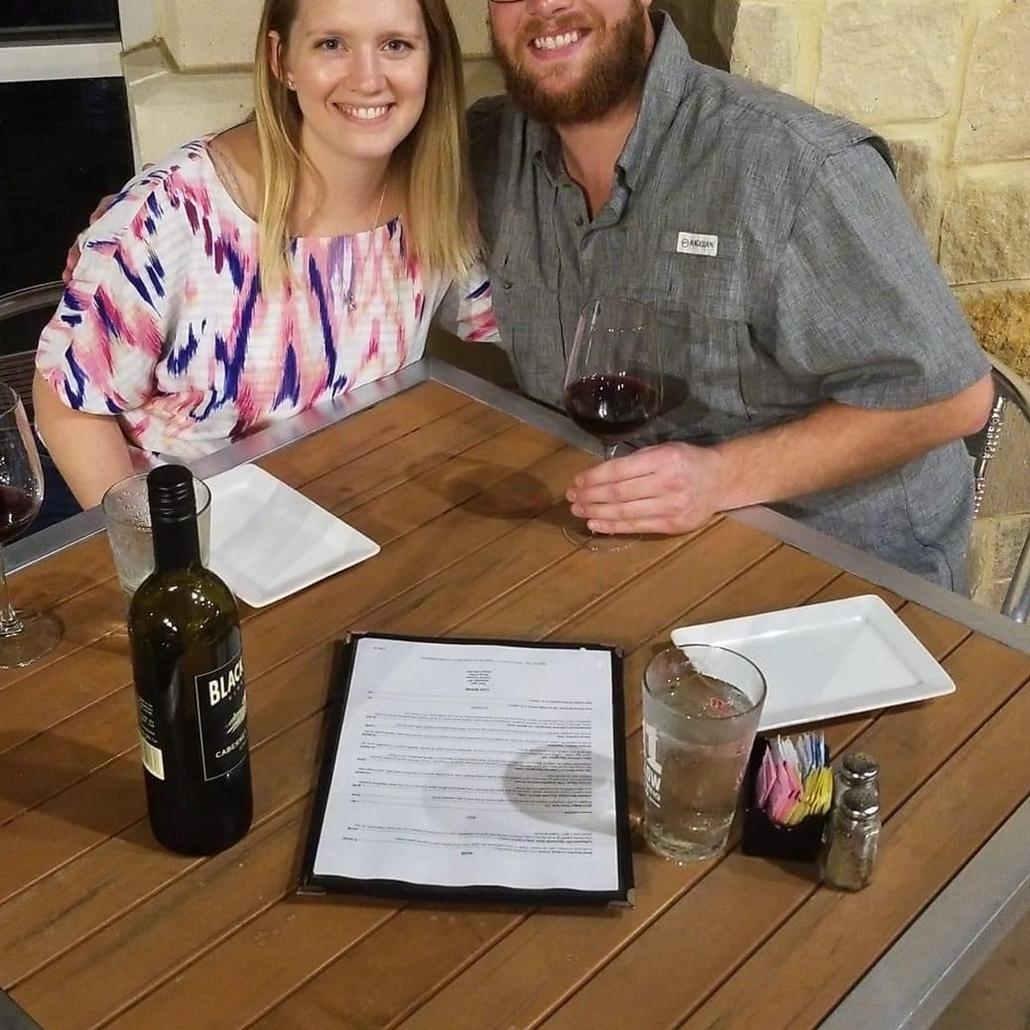 Our first date after moving to Cypress, TX