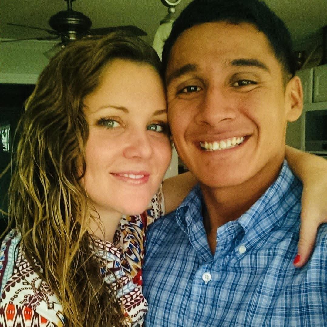 We spent a lot of time at Mom and Dad's. This was before another date night!