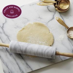 French Kitchen Marble Rolling Pin with Stand