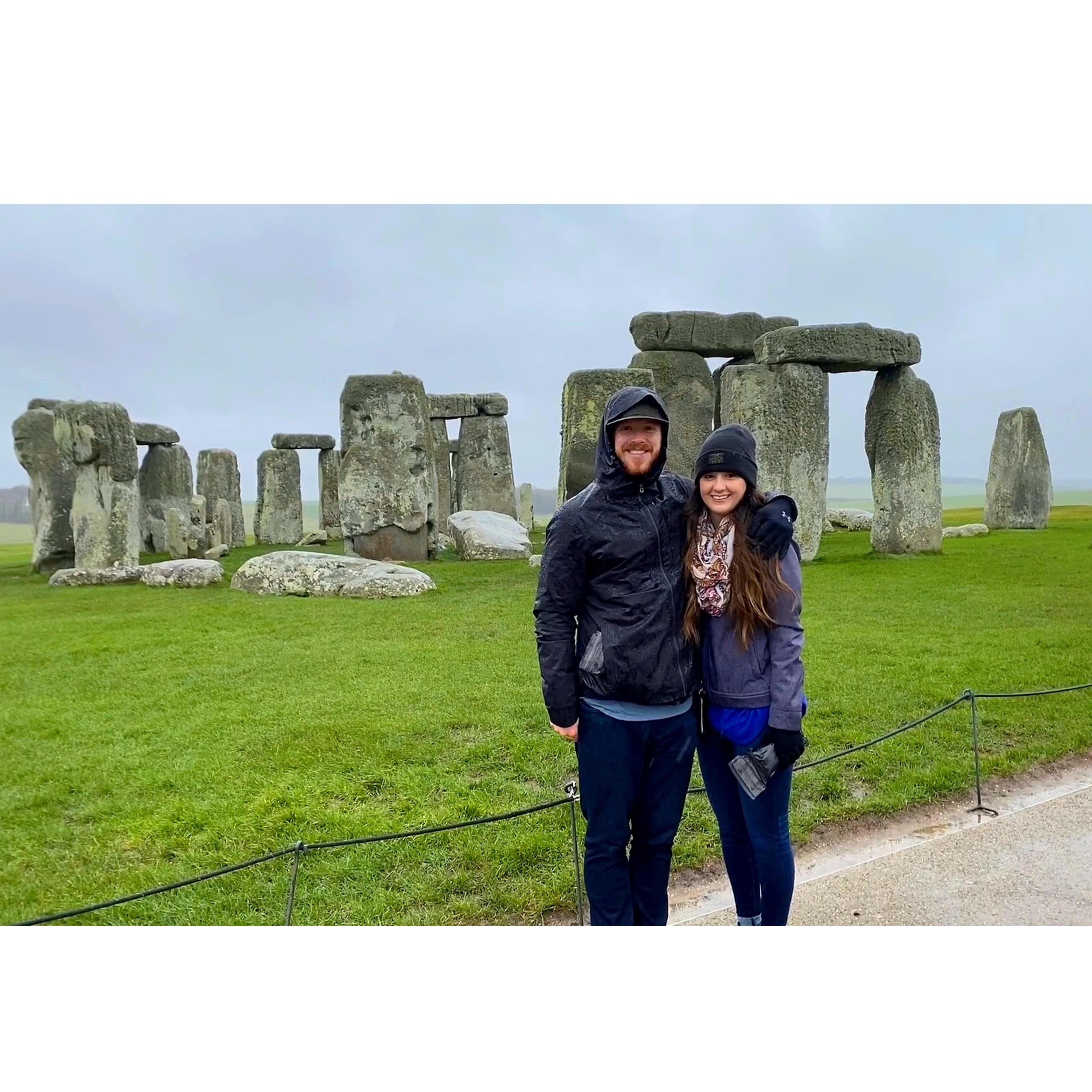 Our very first trip together was to England in February 2020. We visited London, Stonehenge, and Bath.