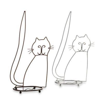 Taymor® Standing Cat Toilet Paper Holder in Oil-Rubbed Bronze
