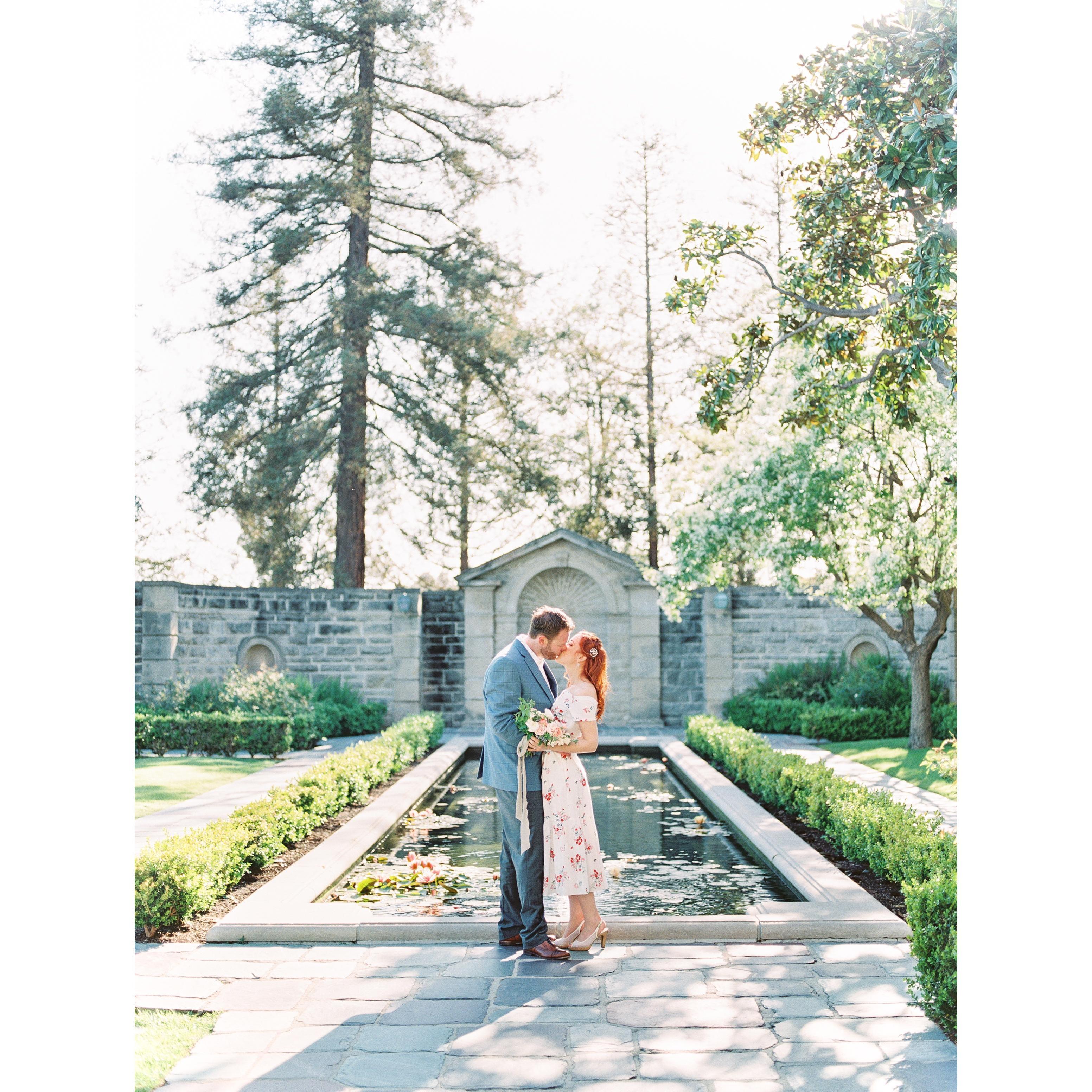Taken at Greystone Mansion during our engagement photo shoot.