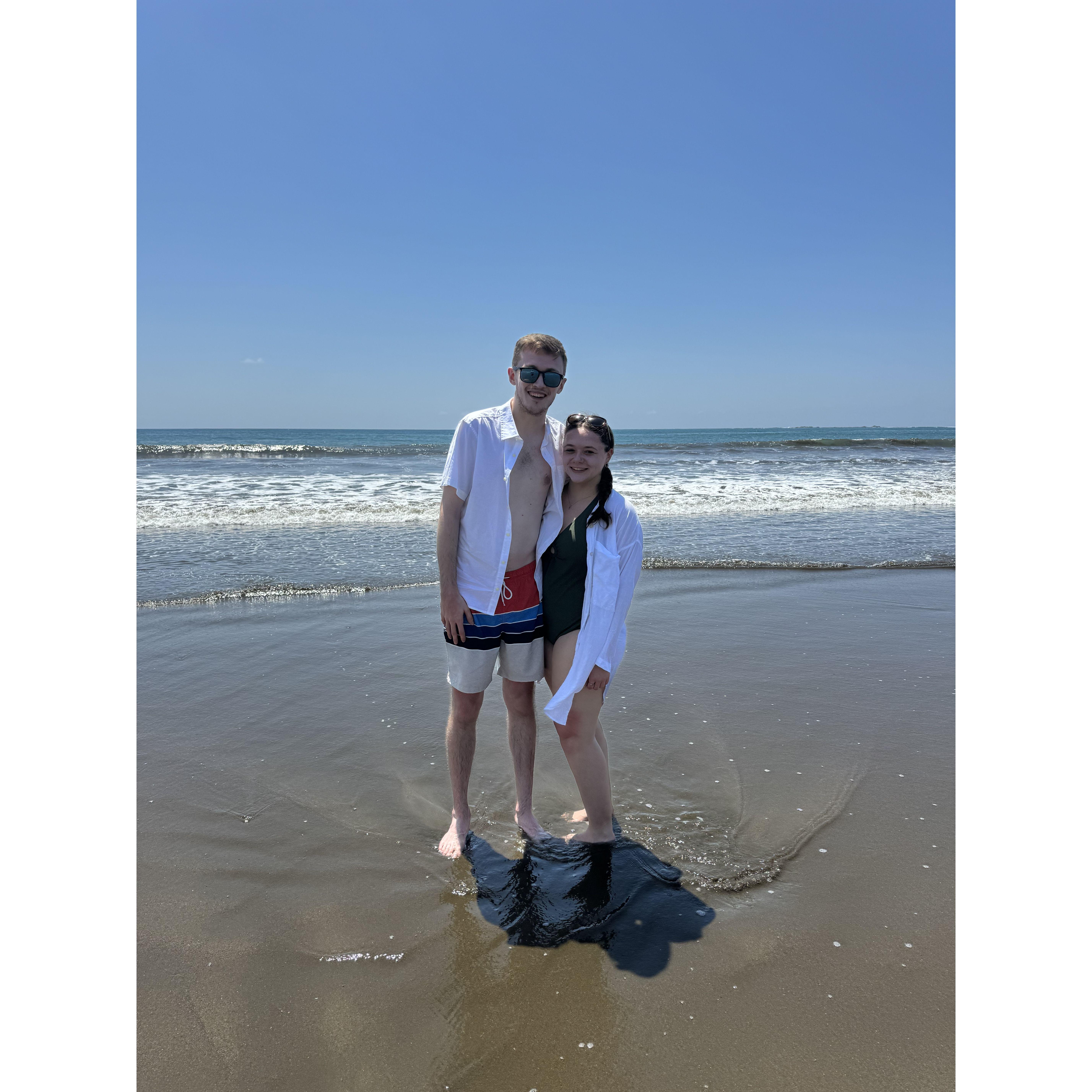 Beach trip in Costa Rica, 2024.