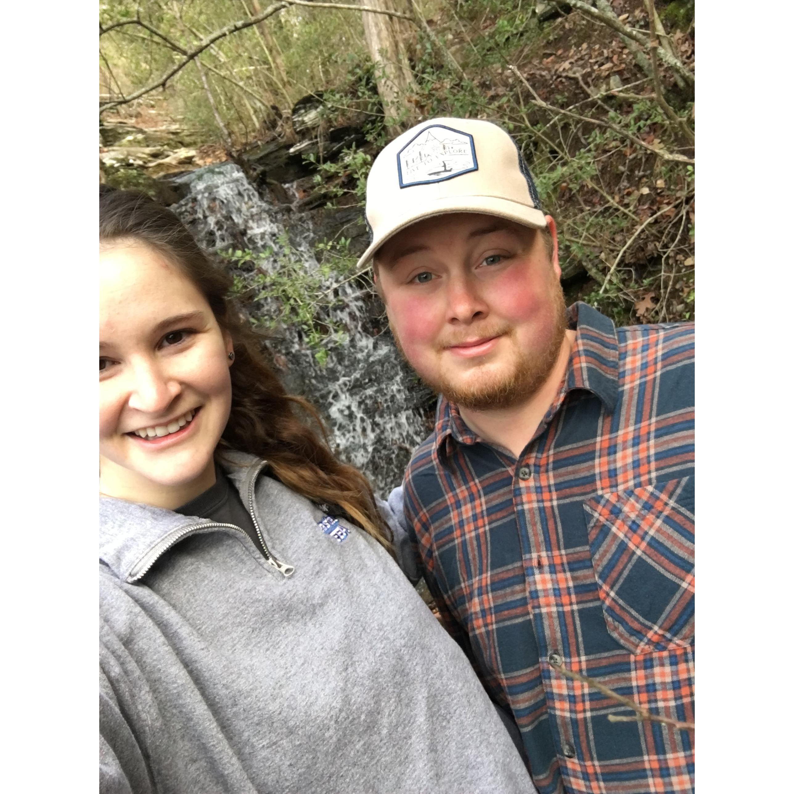 We took another hike the day after our engagement hike!