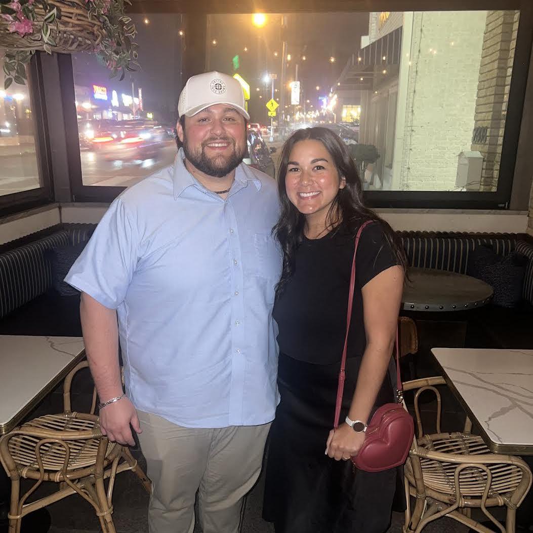 first date, kinda nervous