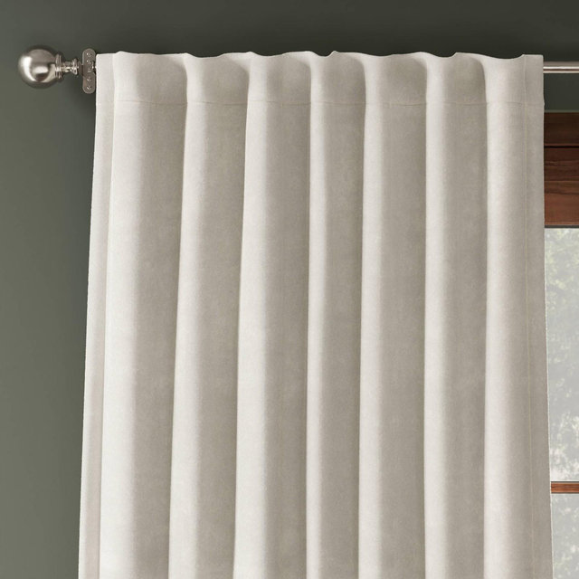 50"x95" Blackout Chenille Curtain Panel Ivory - Threshold™
