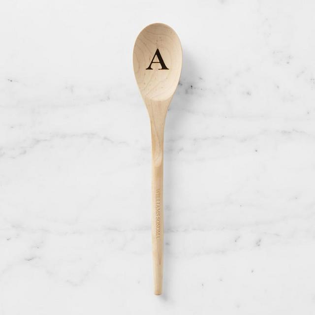 Wood Burnished Mono Spoon:A