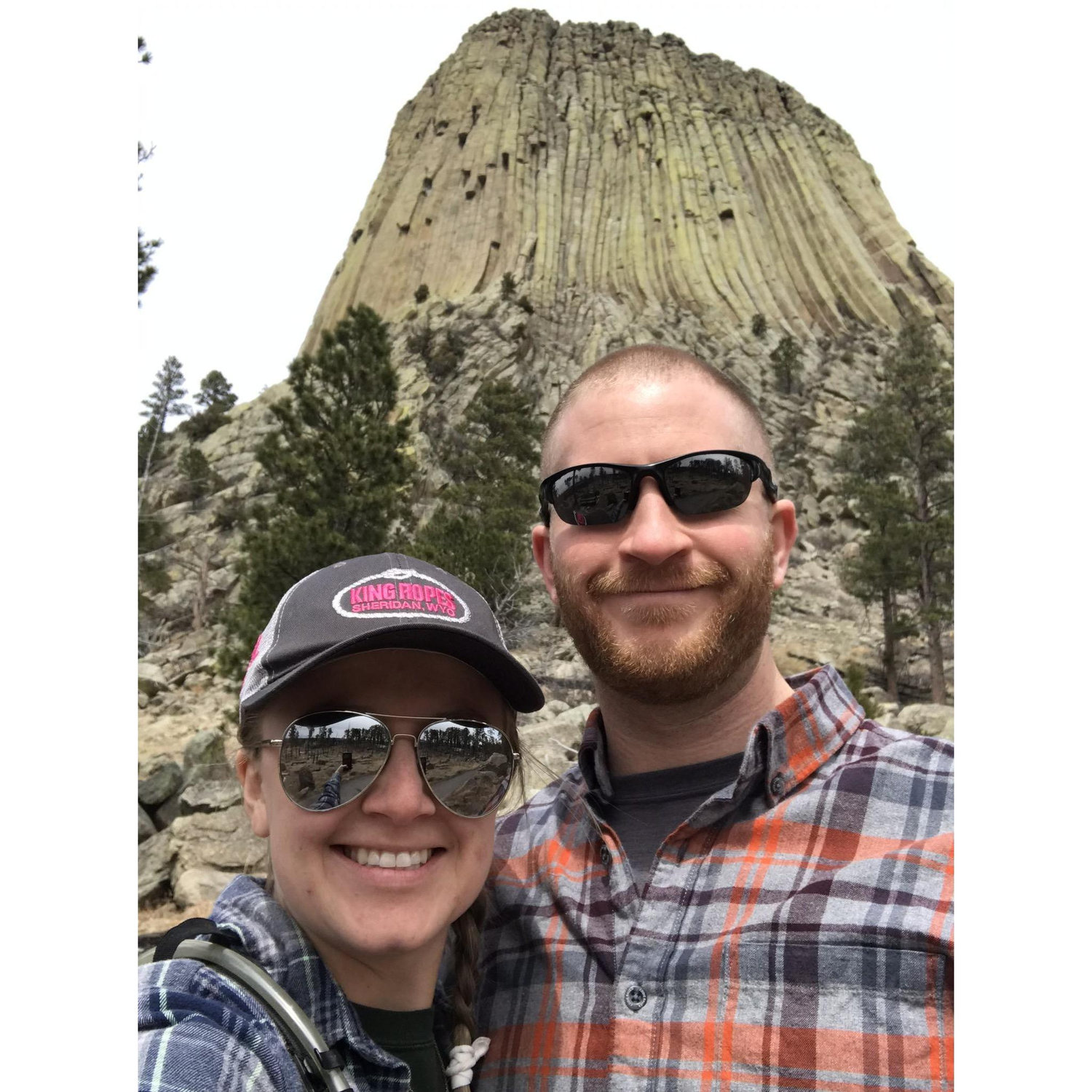 Jon showed Ash his old stomping grounds and the first-ever national monument — Devil's Tower.