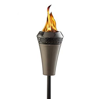 TIKI Brand 66-Inch Island King Large Flame Torch, Gunmetal Finish
