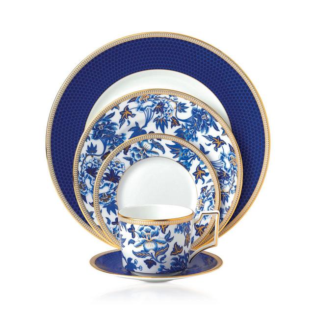 Brasserie Blue-Banded Porcelain Cereal Bowls