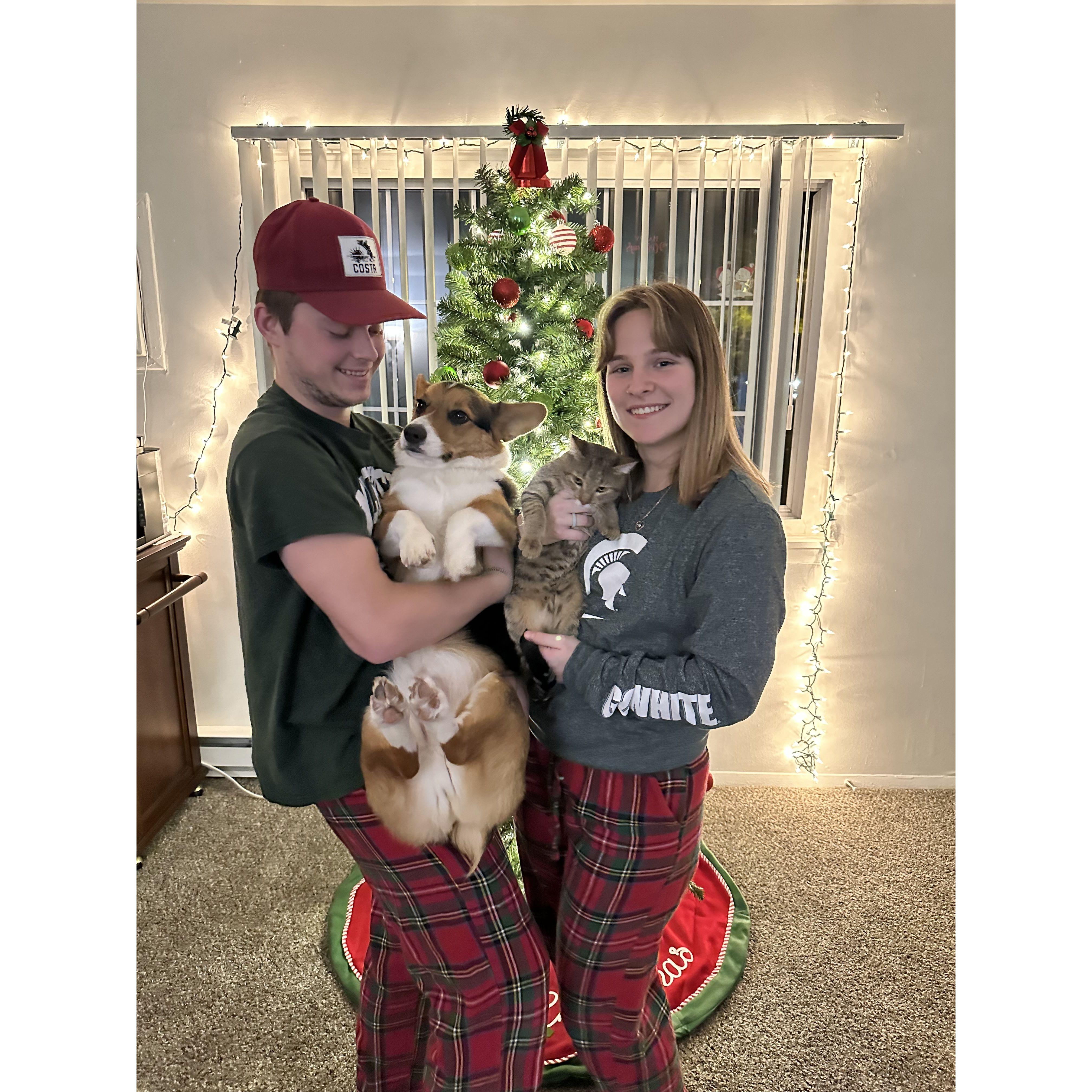 Family photo with our kiddos