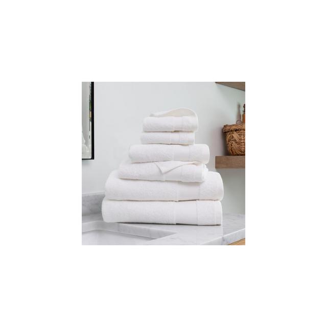 6 Piece Bath Towels Set, 100% Super Plush Premium Cotton - Becky Cameron
