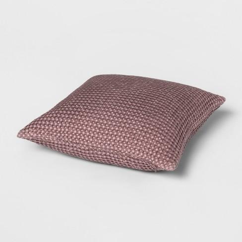 Square Waffle Weave Throw Pillow Lavender - Threshold™