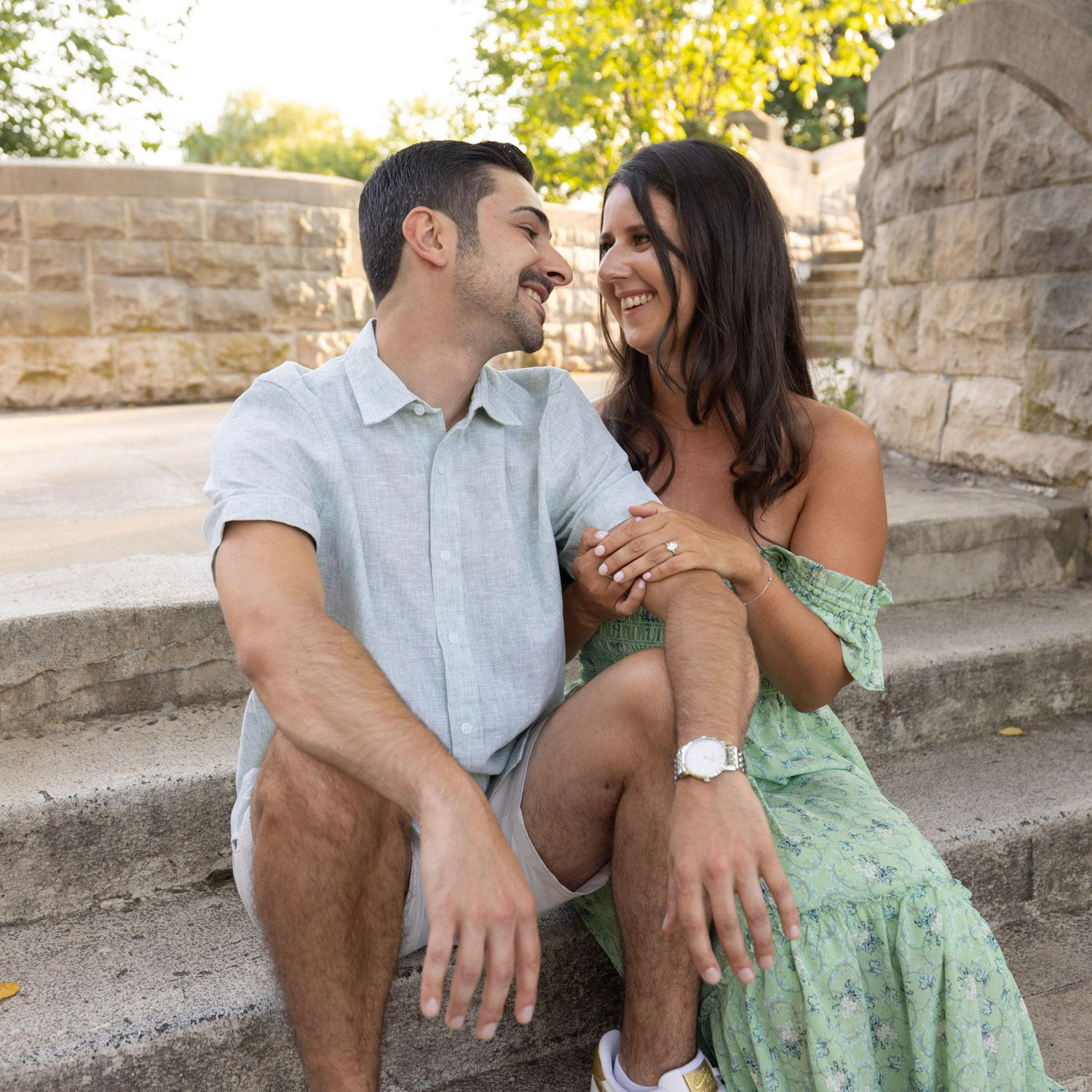 One of our favorite pictures from our engagement photoshoot.