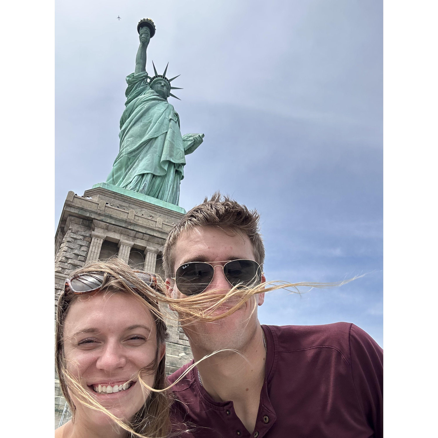 On our New York trip where we got engaged