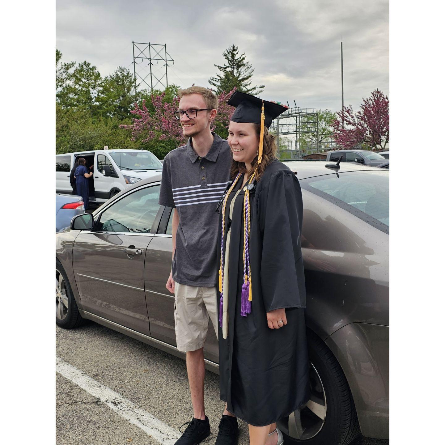 Alana's college graduation