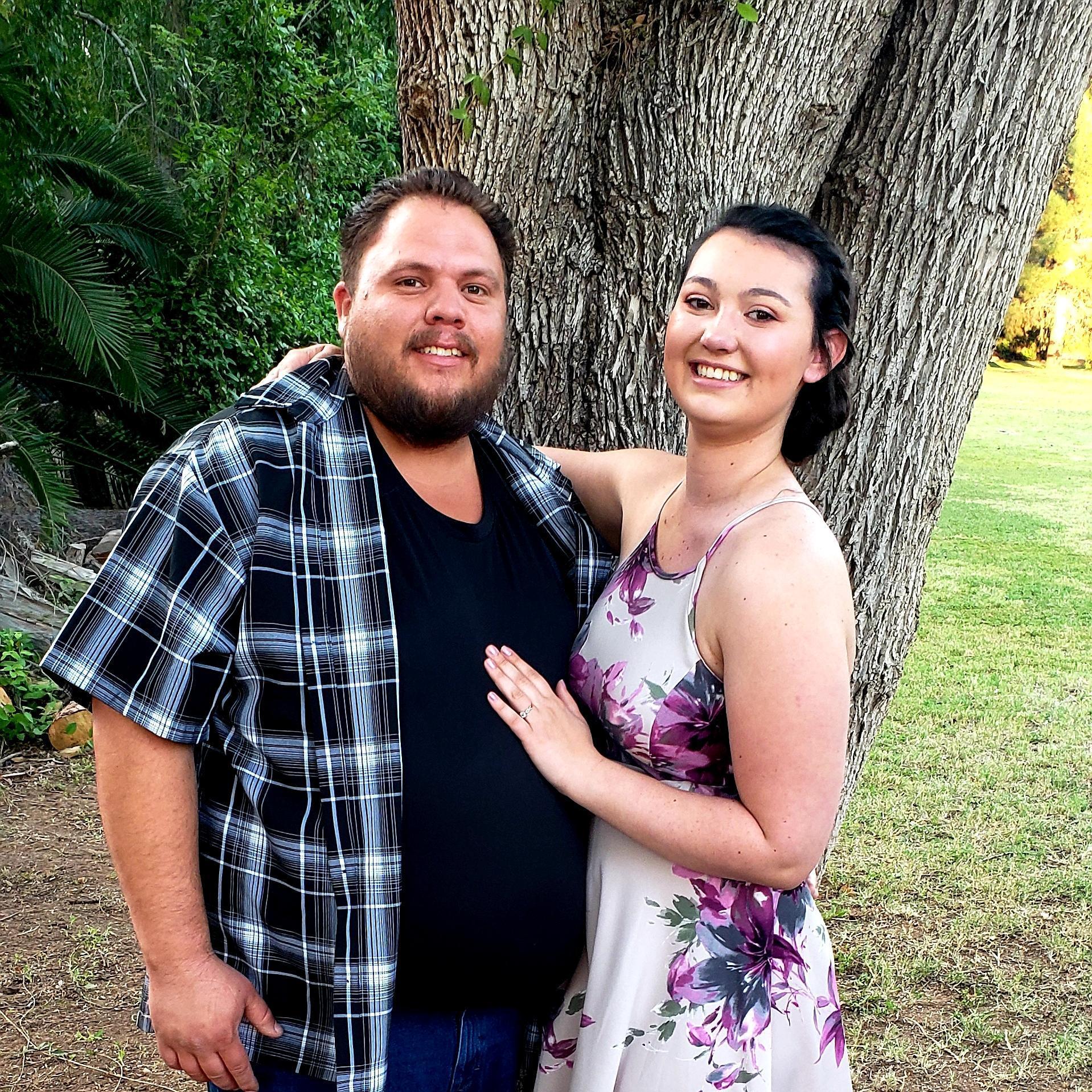 The last wedding we will attend together engaged, ours is next!
