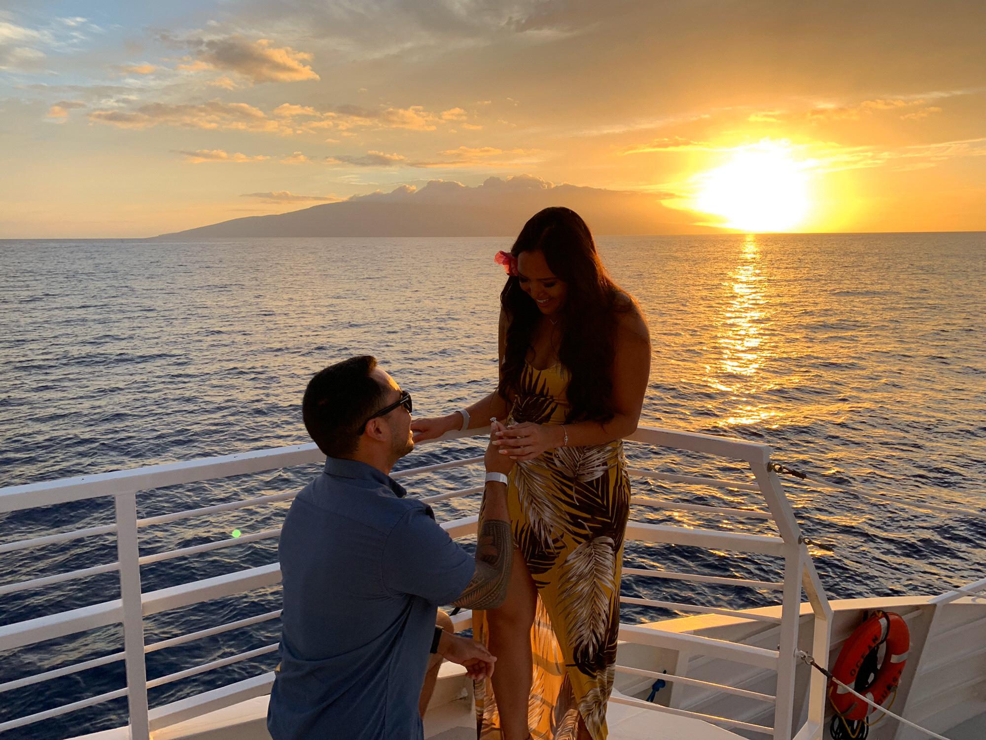 The big proposal! August 15th 2019 in Maui, Hawaii