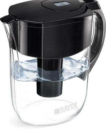 Brita Everyday Pitcher with 1 Longlast Filter, Large 10 Cup, Black