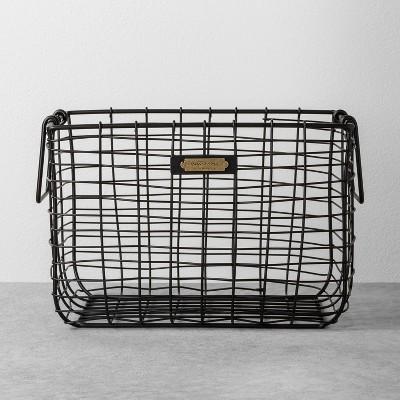 Wire Bin Large Black - Hearth & Hand™ with Magnolia