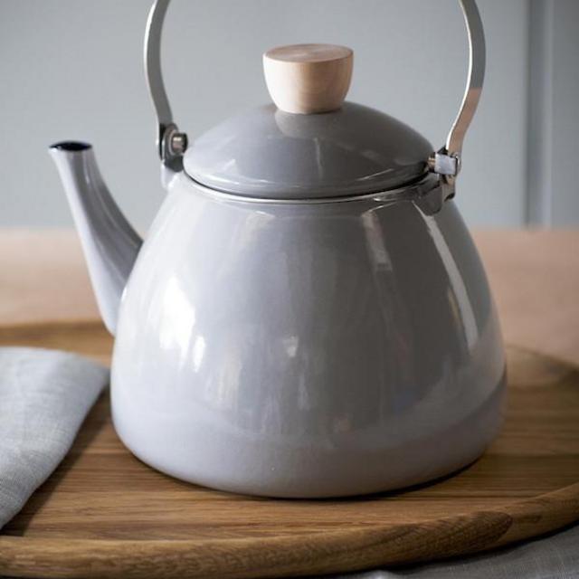 Grey Enamel Stove Kettle