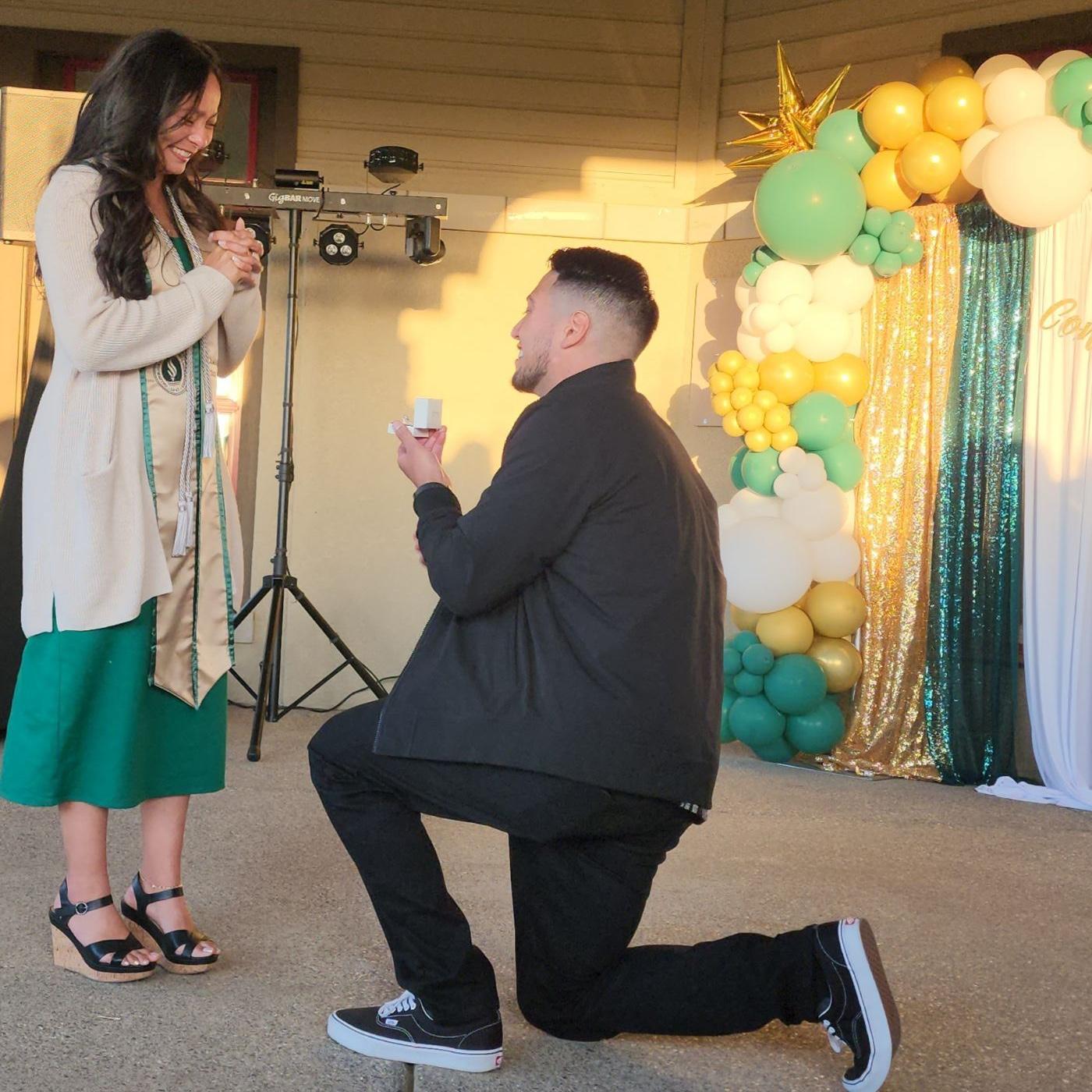 The day Alex proposed! 5/24/24