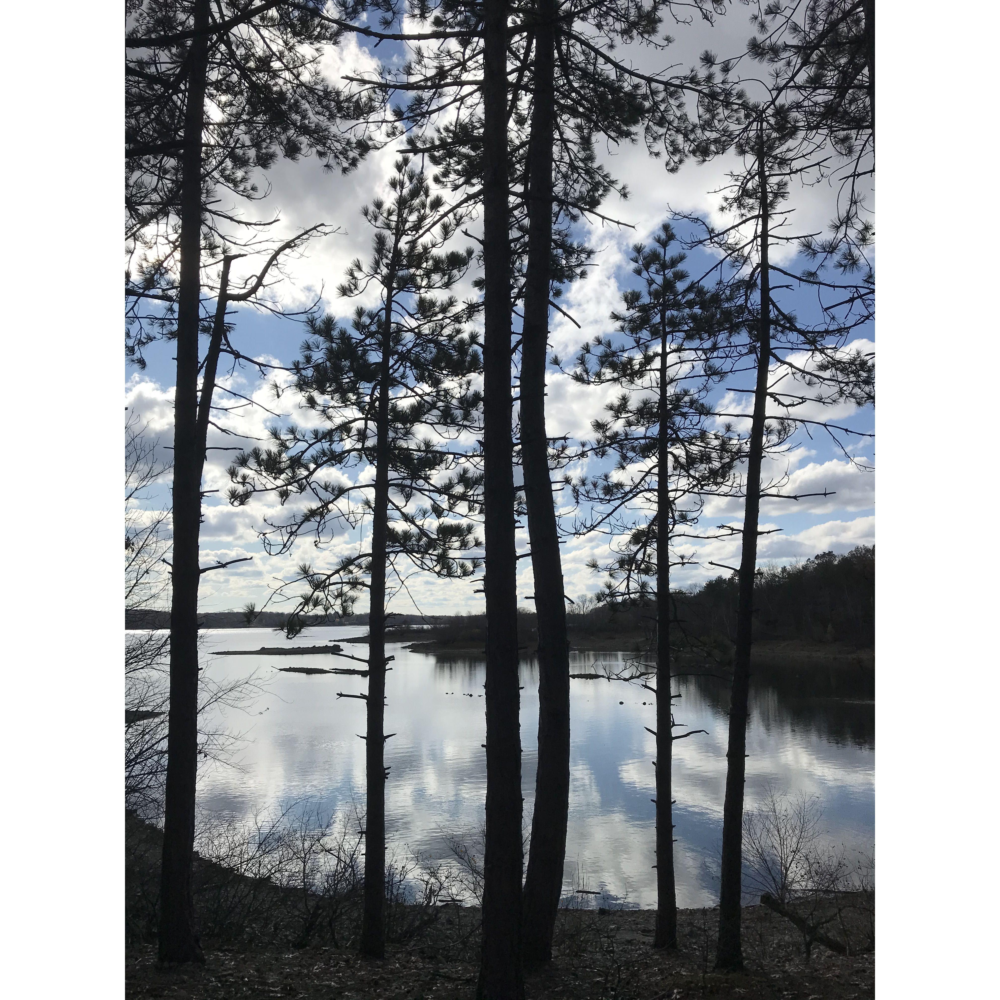 Robbie often refers to the reservoir as "our spot", and in truth we've shared so many wonderful memories there over the years! One of the most important being our first date!