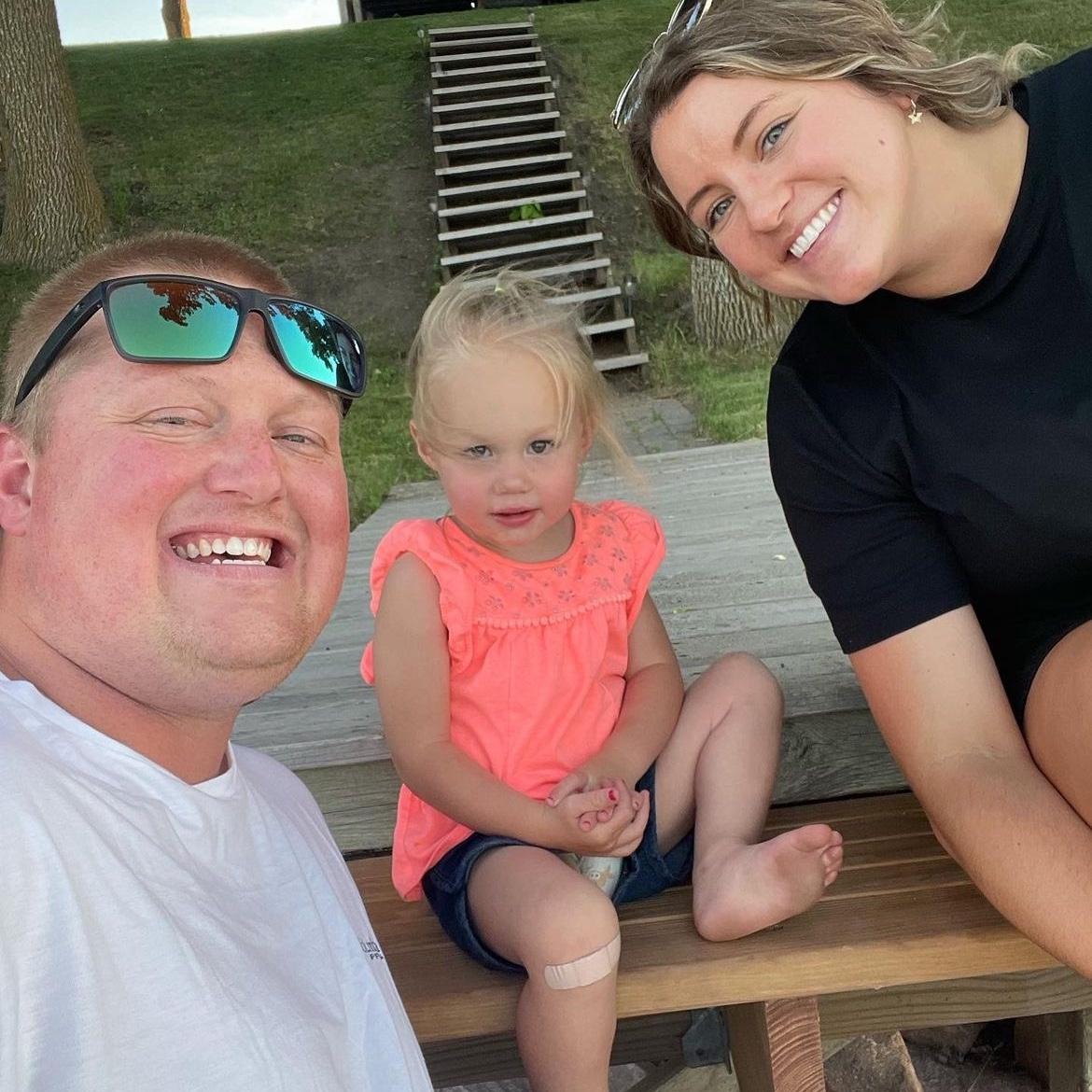 One of many weekends at Cade’s favorite place on Earth (feat. his cutie niece, Kinsley)! 📍Lake Madison