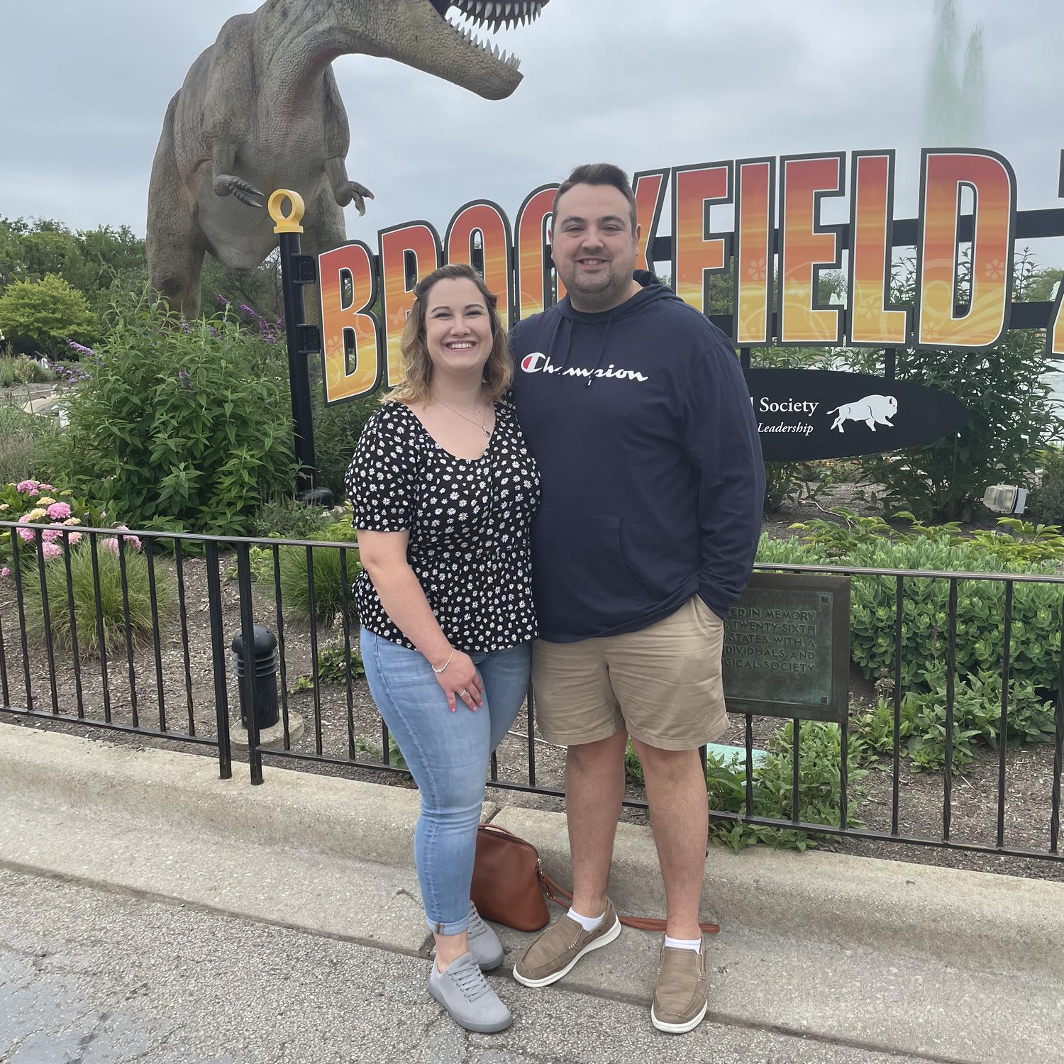 A day at the zoo with dinosaurs!